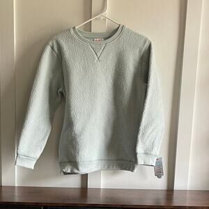NWT girls large fleece top